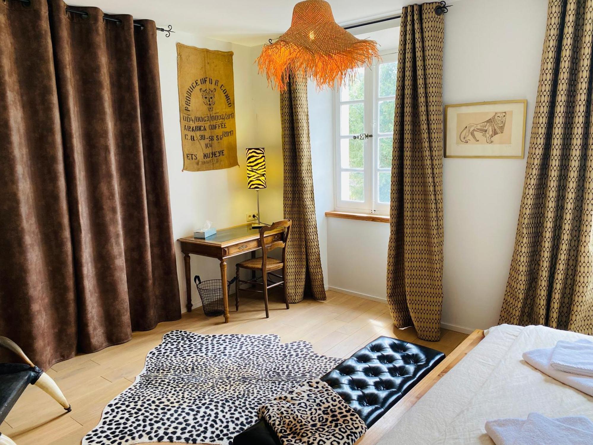 Bed and Breakfast Aux Berges Du Libre Felines-Termenes Habitación foto