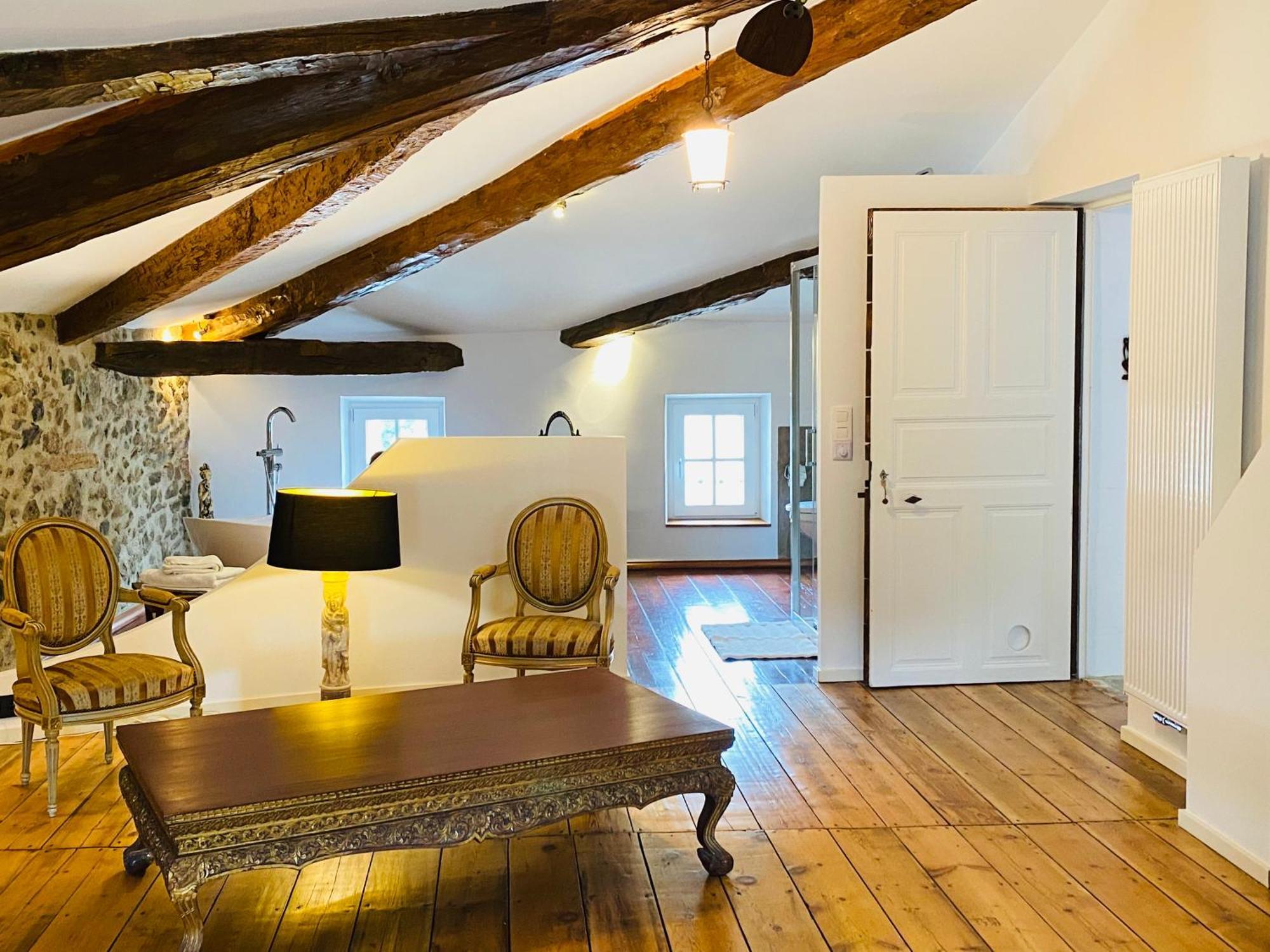 Bed and Breakfast Aux Berges Du Libre Felines-Termenes Habitación foto