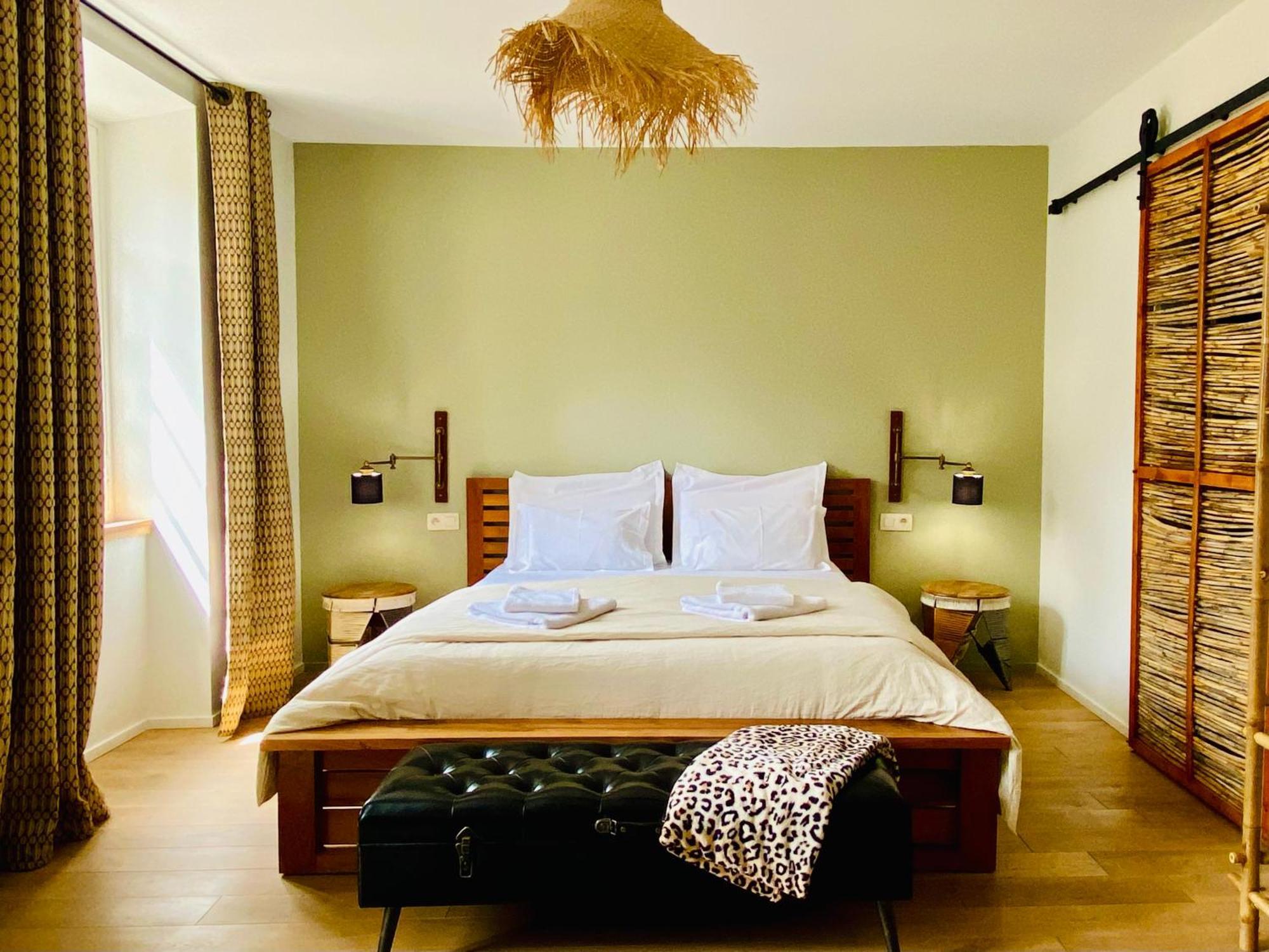 Bed and Breakfast Aux Berges Du Libre Felines-Termenes Habitación foto